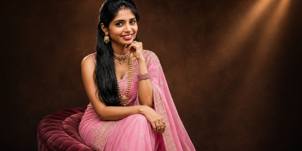 Ultra Realistic Indian Fashion Portrait