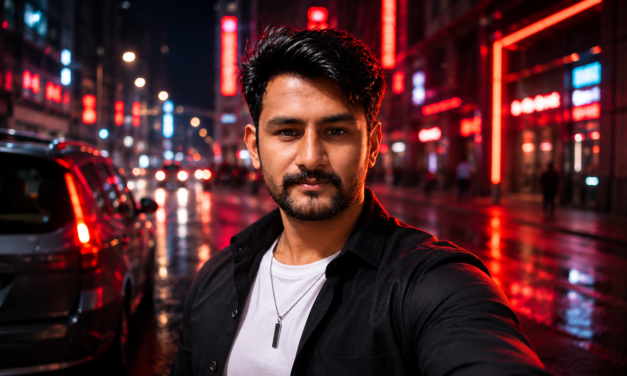 Ultra Realistic Neon Portrait