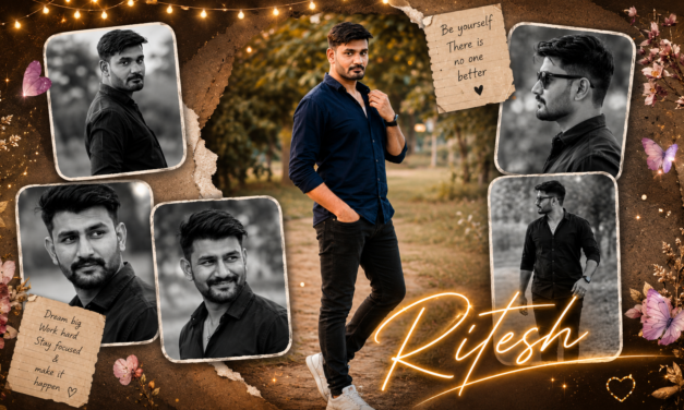 Luxury Instagram Photo Collage Portrait