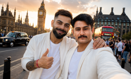 Ultra Realistic Virat Kohli Selfie