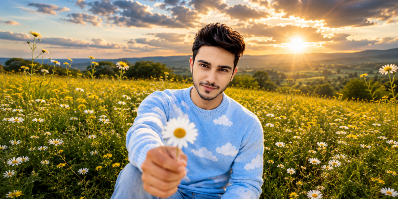 Flower Field Portrait