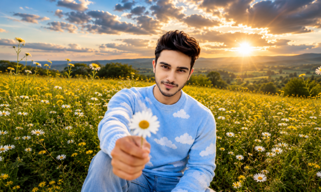 Flower Field Portrait