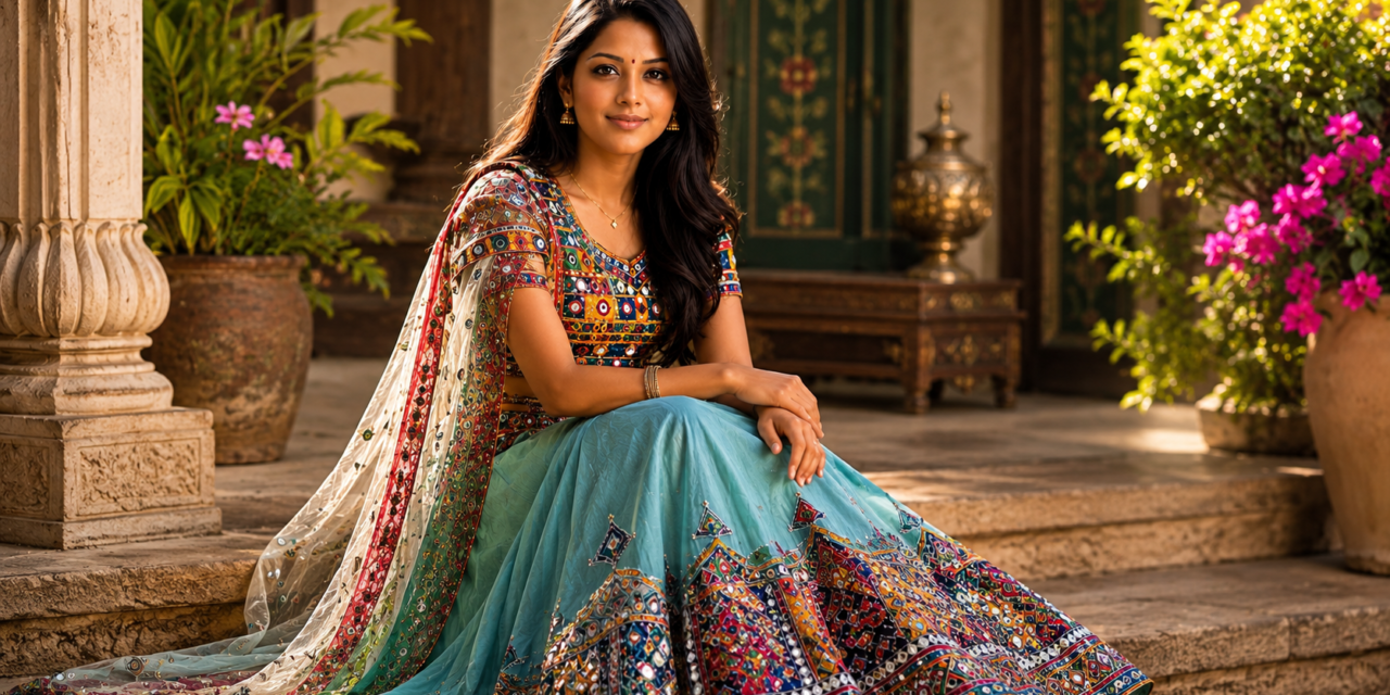 Royal Lehenga Portrait AI Prompt
