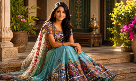 Royal Lehenga Portrait AI Prompt
