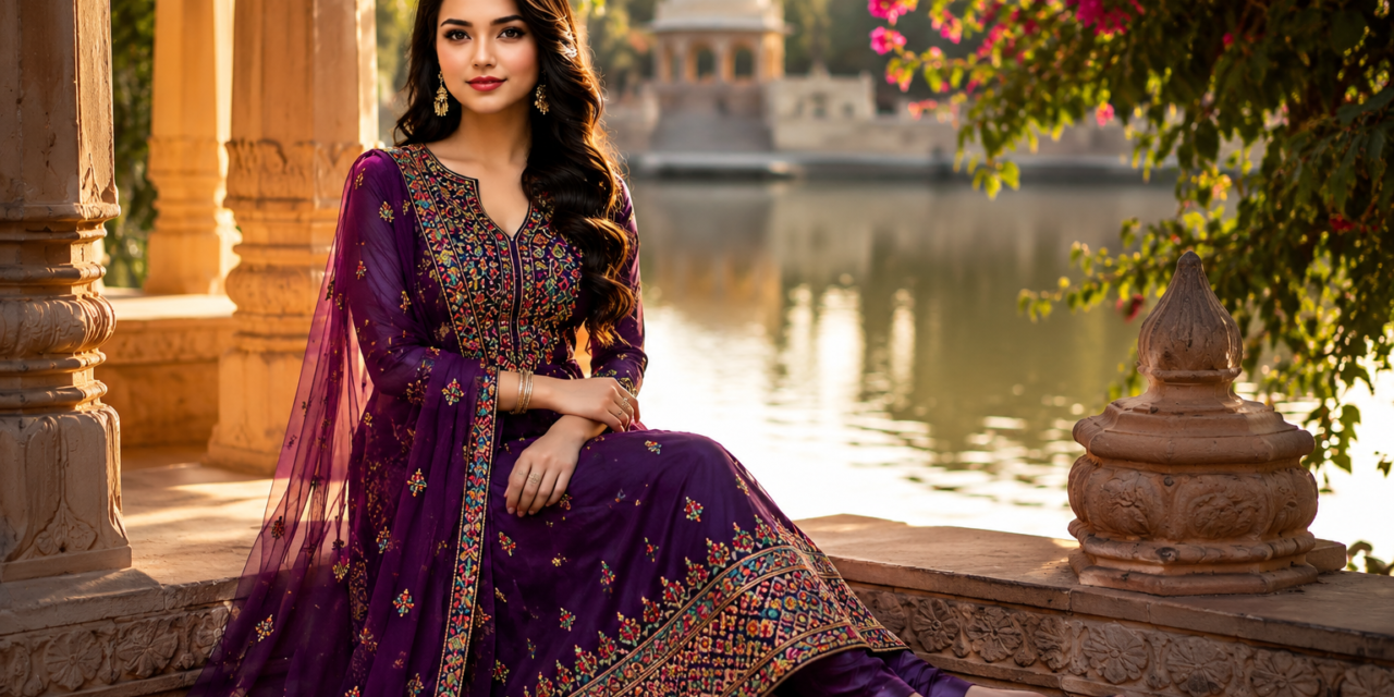 Royal Pakistani Suit AI Prompt
