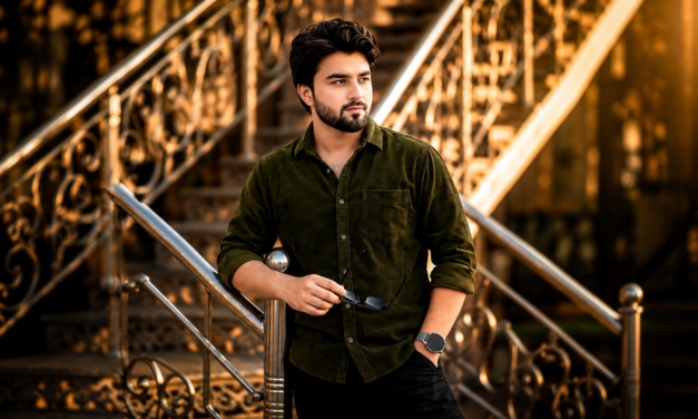 Luxury Stair Portrait AI Prompt
