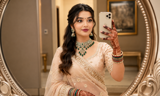 Bridal Mirror Selfie