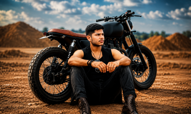 Cinematic Bike Portrait Prompt