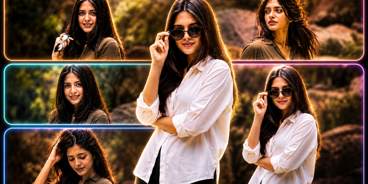 Ultra Realistic Outdoor Portrait Collage AI Prompt (Copy & Paste)