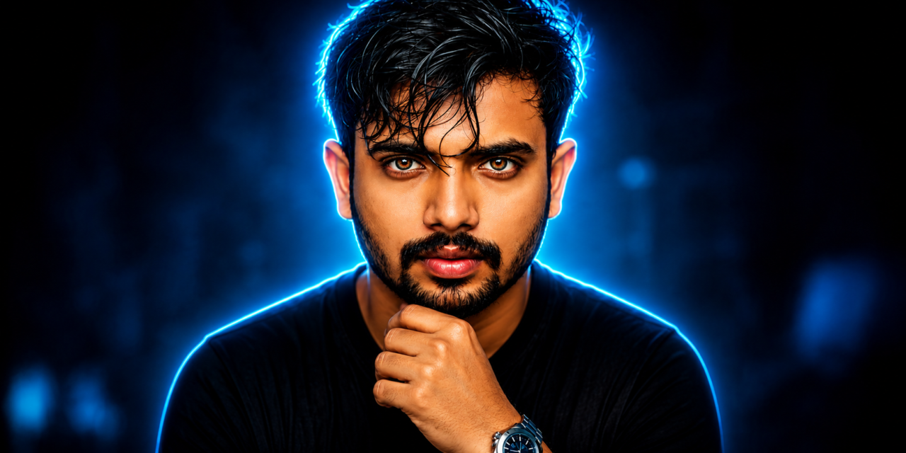Neon Glow AI Photo Prompt