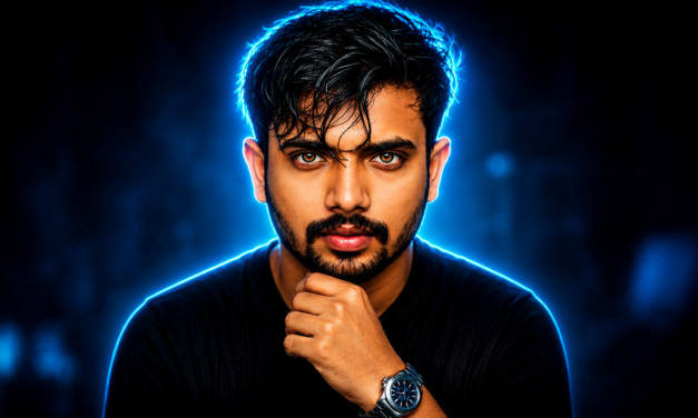 Neon Glow AI Photo Prompt