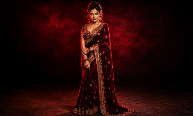 Elegant Saree AI Prompt
