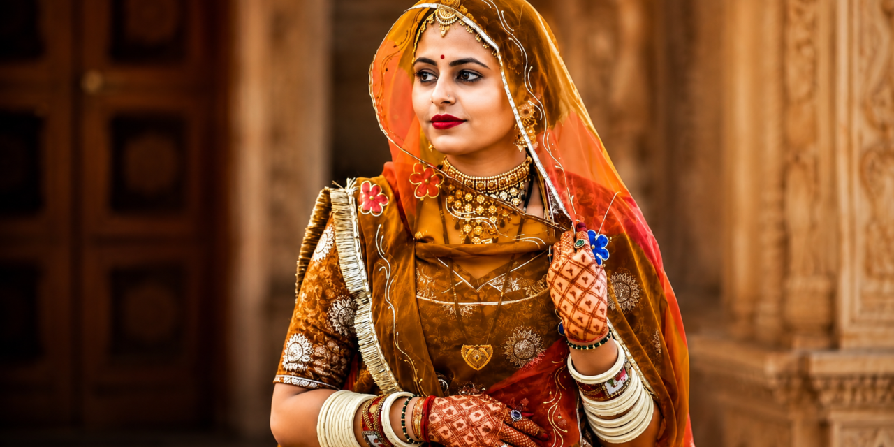 Royal Rajasthani Bridal Prompt