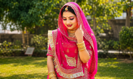 Pink Rajasthani Bridal Prompt