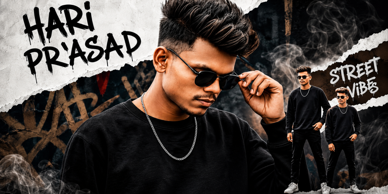 Street Vibes Urban Poster AI Photo Editing Prompt | 8K Cinematic Collage