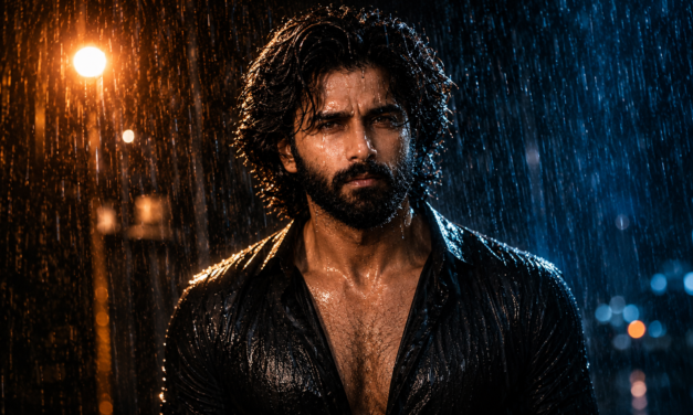 Ultra Realistic Rain Portrait