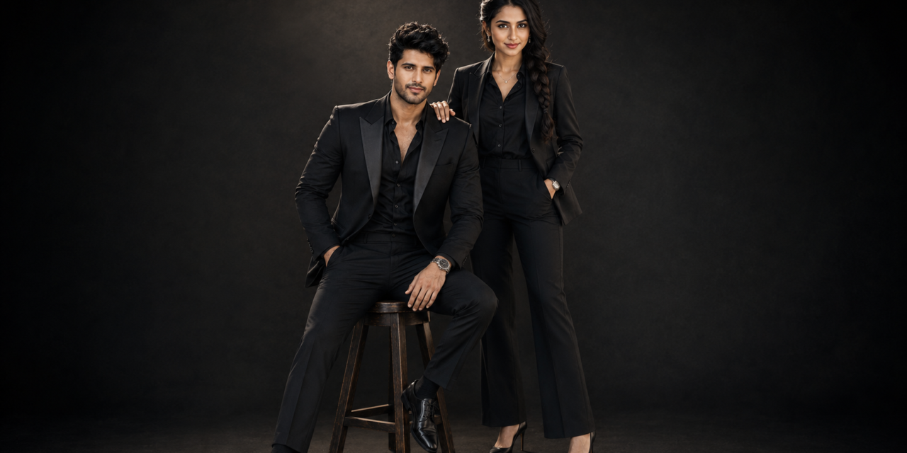 Ultra Realistic Luxury Couple Portrait