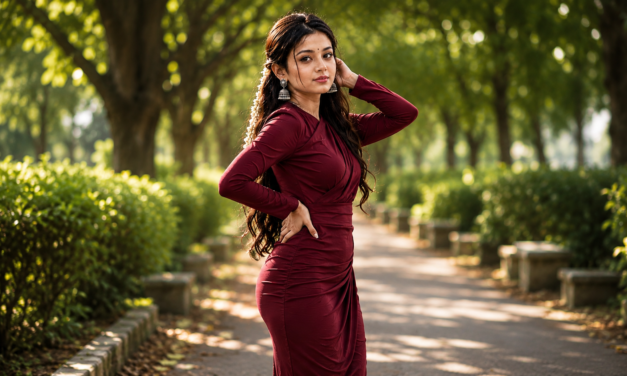 Cinematic Outdoor Fashion Portrait