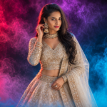 Indian Girl Smoke Effect AI Photo Editing Prompt