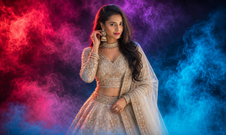 Indian Girl Smoke Effect AI Photo Editing Prompt