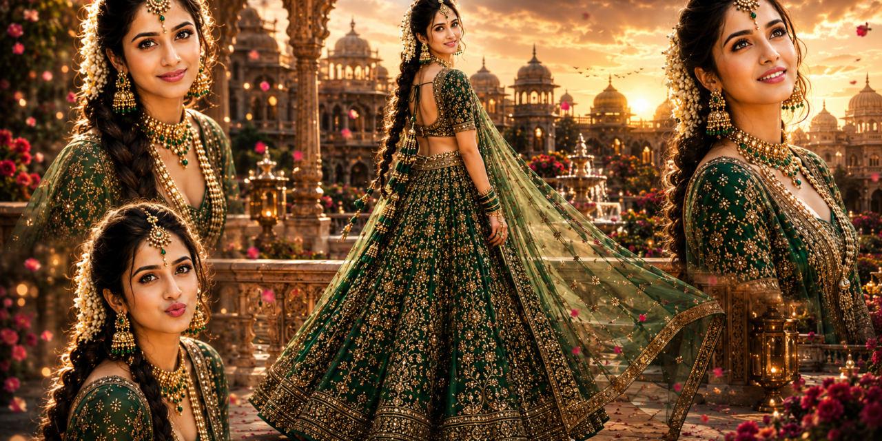 Ultra Realistic Royal Bridal Collage Prompt