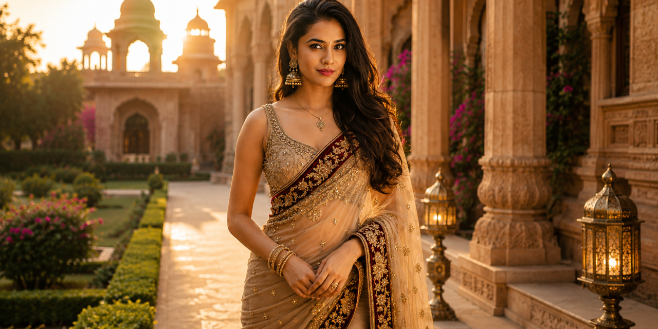 Indian Saree AI Photo Editing Prompt