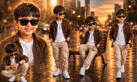 Kids Fashion AI Photo Editing Prompt