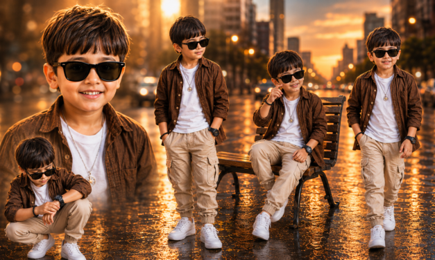 Kids Fashion AI Photo Editing Prompt