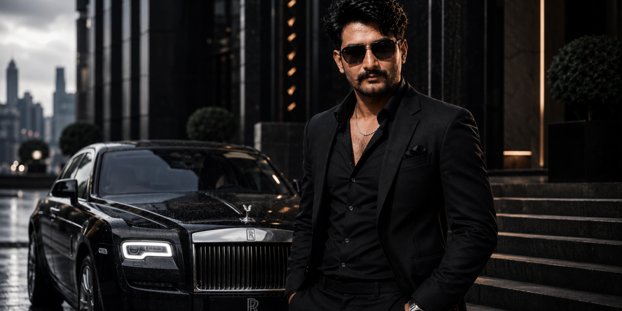 Luxury Black Suit Gentleman