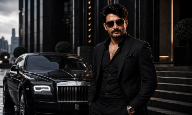 Luxury Black Suit Gentleman