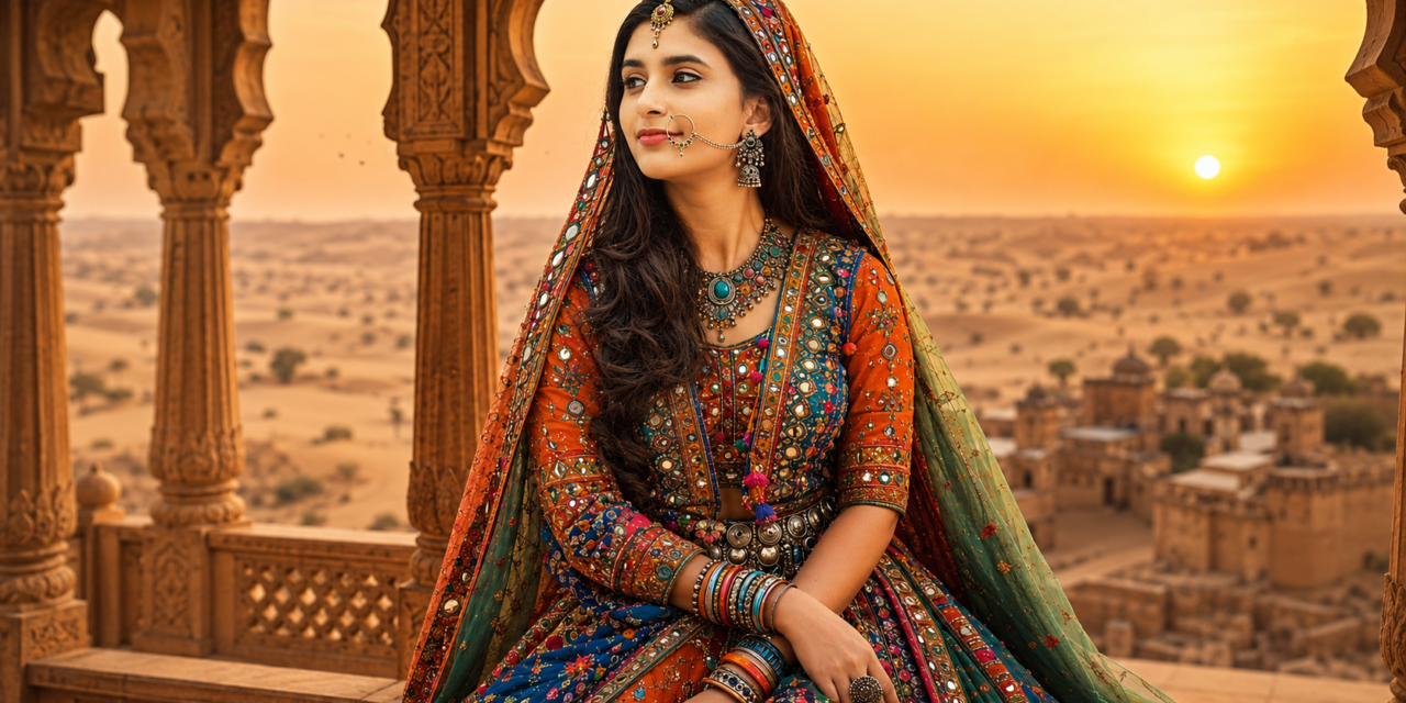 Royal Rajasthani Queen Portrait