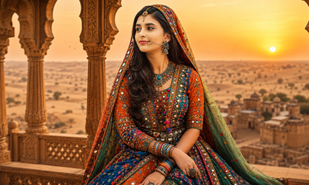 Royal Rajasthani Queen Portrait