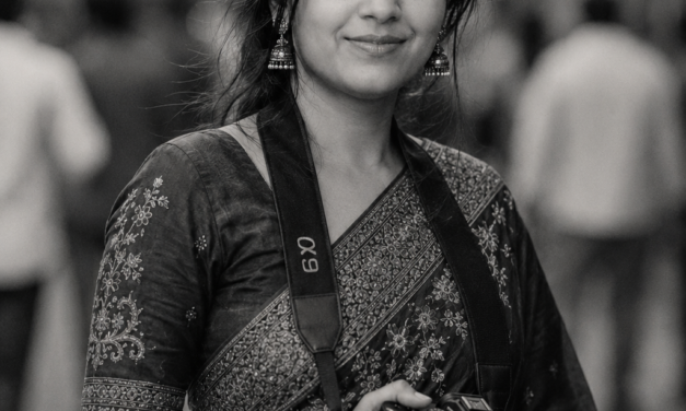Cinematic Monochrome Street Portrait