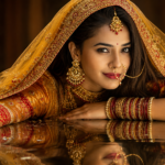 Indian Bridal Ghunghat AI Photo Editing Prompt – Face Lock & 8K