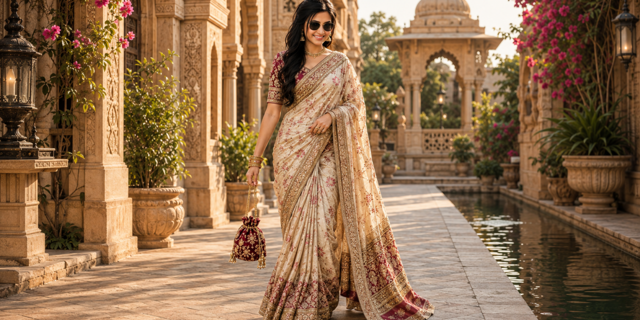 Realistic Indian Saree Portrait AI Prompt — Face Lock & 8K Quality