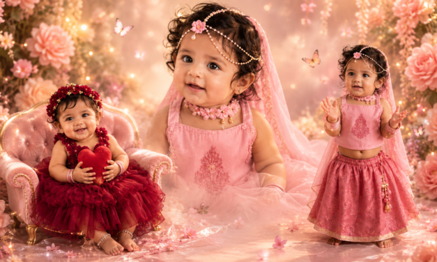 Baby Girl Birthday AI Photo Editing Prompt with Face Lock