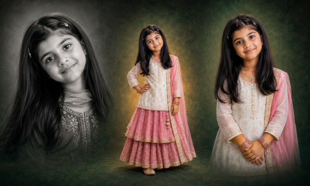 Kids Traditional AI Photo Editing Prompt with Face Lock