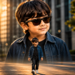 Kids Photo Editing Prompt – Cinematic Portrait with Sunglasses